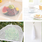 Onarway 3 Pack Food Covers 12 Inch Pop-Up Encrypted Mesh Plate Serving Tents - Image 7
