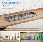 Mustorn Pots and Pans Organizer Under Cabinet - Image 2