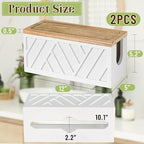 Set of 2 Paper Towel Dispenser Wall Mount, Paper Towel Holder Wall Mounted - Image 7