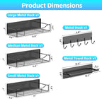 Magnetic Spice Rack for Refrigerator, 5 Pack Magnetic Fridge Organizer Shelves - Image 2