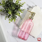 GMISUN Pink Soap Dispenser Bathroom, 1 Pack Glass Dish Soap Dispensers - Image 7