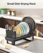 Small Dish Drying Rack Carbon Steel Dish Rack Rustproof - Image 2
