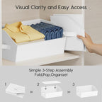Homsorout Large Closet Organizers and Storage Bins - Image 4