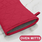 Oven Mitts Kitchen Towels and Dishcloths Pot Holders Sets, Oven Gloves Kitchen - Image 4