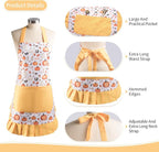 Vintage Floral Apron for Women - Image 4