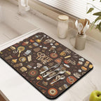 Coffee Bar Mat Accessories for Countertop Super Absorbent Anti-Slip Silicone - Image 4