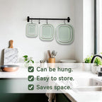 3 Sets 2 in 1 Collapsible Colander and Sink Basin - Image 9