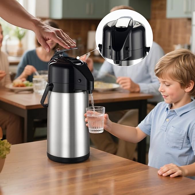 PARACITY Upgraded Airpot Coffee Carafe - Image 8
