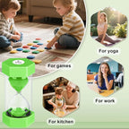 Hourglass 45 Minute Sand Timer, Colorful Hour Glass Sandglass - Image 4