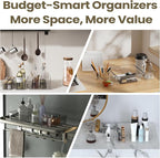 6 PCS Clear Plastic Drawer Organizer Set, 2 Sizes Acrylic Drawer Storage Trays - Image 9