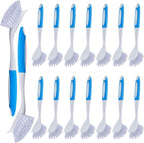 Hsei 20 Pcs Blue Kitchen Scrub Dish Brush Bulk by Hsei