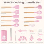 Astercook Kitchen Utensils set, 446°F Heat Resistant Food Grade Utensil Sets - Image 9