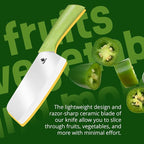 Durable Ceramic Knife for Chopping Vegetables & Fruits, 6” Non-Reactive and - Image 3