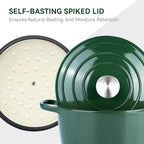 Miereirl 6 Quart Enameled Dutch Oven Pot - Image 8