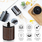 XIPENGKEJI 6 Pack Qtip Holder, Canister Apothecary Jar Set, Bathroom Jars - Image 3
