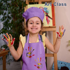 Kids Apron and Chef Hat Set, 24 Pieces Boys Girls Kids Apron - Image 6