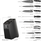 Damascus Kitchen Knife Sets, 9 Pieces Kitchen Knives Set - Image 2