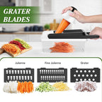 HomeHacks Vegetable Chopper Vegetable Cutter, 15 in 1 Kitchen Gadget, Onion - Image 3
