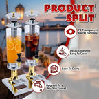 2-Gallon Drink Dispenser with Stainless Steel Drip Tray - Image 3