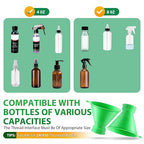 Threaded Funnel Easy Fill Funnel, Twist On Empty Spray Bottle Refill Adapter Fit - Image 7
