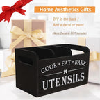 Utensil Holder, Wooden Utensil Holder - Image 9