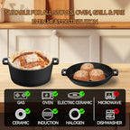 Cast Iron Dutch Oven for Bread Baking, Banneton Bread Proofing Basket Sourdough - Image 6