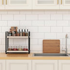 HNRLOY Bathroom Counter Organizer, Bathroom Countertop Organizer, Counter Shelf - Image 2