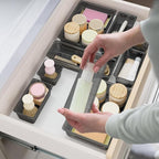 SpaceHacks 15 PCS Clear Plastic Drawer Organizer Set, 4-Size Acrylic Drawer - Image 2