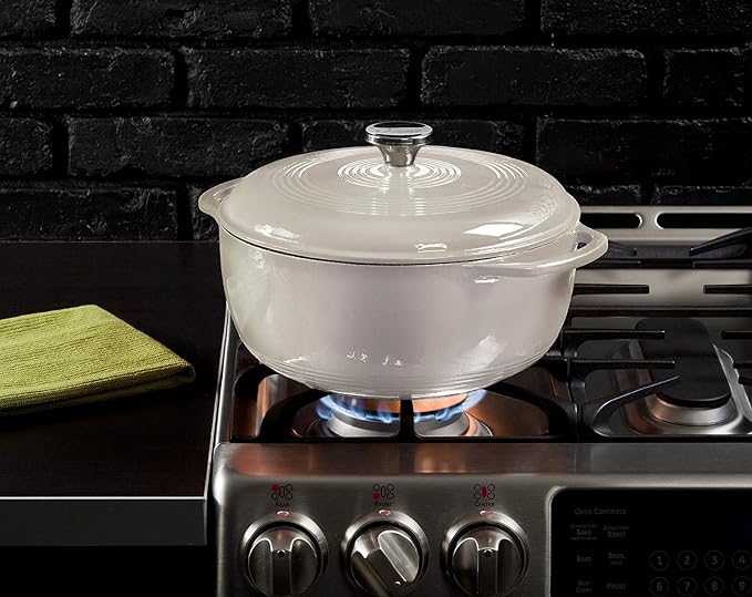 Lodge 3 Quart Enameled Cast Iron Dutch Oven - Image 6