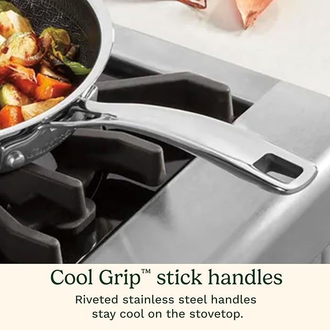 Cuisinart FusionPlus Hybrid Stainless Steel Cookware, 3.5-Quart Sauté Pan - Image 6