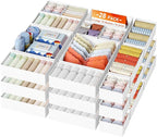 DIMJ Drawer Organizer Clothes, Foldable Closet Organizers and Storage, Fabric by DiMJ