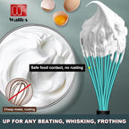 Walfos Silicone whisk, Whisks for Cooking Non Scratch, BPA Free whisk set of 4 - Image 4