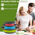 Silicone Colander Collapsible Strainers Set - Image 6