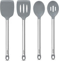 Vayvnt 4 PCS Cooking Utensils Set, Silicone Kitchen Spatula Set by Vayvnt
