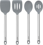 Vayvnt 4 PCS Cooking Utensils Set, Silicone Kitchen Spatula Set by Vayvnt