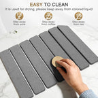 Stone Drying Mat, HQAUT Quick Dry Dish Drying Mat - Image 6