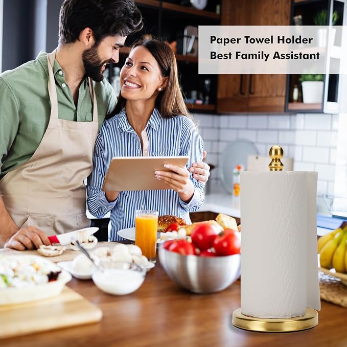 Exilon Gold Paper Towel Holder Countertop - Image 5