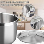 Duxtop Whole-Clad Tri-Ply Stainless Steel Stockpot - Image 3
