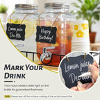 Hassky Extra Wider Glass Drink Dispensers - Image 6