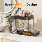 Simple Trending 3 Pack Under Sink Organizer, Pull-Out Cabinet Organizer Drawer - Image 4