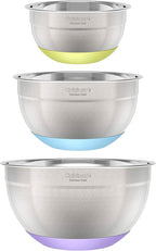 3-Piece Stainless Steel Mixing Bowls by Cuisinart
