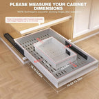 Seinloes 2 Pack Pull Out Cabinet Organizer - Image 2