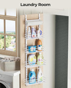 Adjustable 5-Tier Over the Door Pantry Organizer, Spice Rack, Narrow Hanging - Image 7