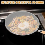 1PCS Splatter Screen for Frying Pan, 8Inch Stainless Steel Splatter Guard for - Image 5