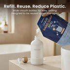 MaisoNovo Glass Soap Dispenser Bathroom Set of 2-16.9 oz Bathroom Soap - Image 7