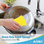 AIDEA Sponges Kitchen, 50 Pack Heavy Duty Dish Sponge, Cleaning Dish Scrubber - Image 6