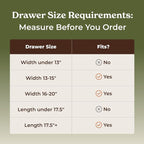 SMIRLY Silverware Drawer Organizer – Bamboo Kitchen Drawer Organizer, - Image 4