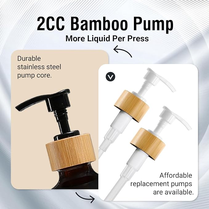 MOMEEMO White Soap Dispenser Set, Contains Hand and Dish Soap Dispenser - Image 5