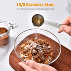 U-Taste Teaspoon Tablespoon Measuring Spoons: 18/8 Stainless Steel Measure - Image 3
