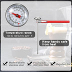 Xuhal 6 Pcs Stainless Steel Kitchen Thermometer - Image 4